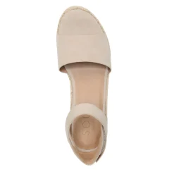 Wedges*SOUL Naturalizer Women's , Oakley Sandal White