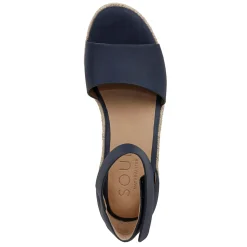 Wedges*SOUL Naturalizer Women's , Oakley Sandal Insignia Blue