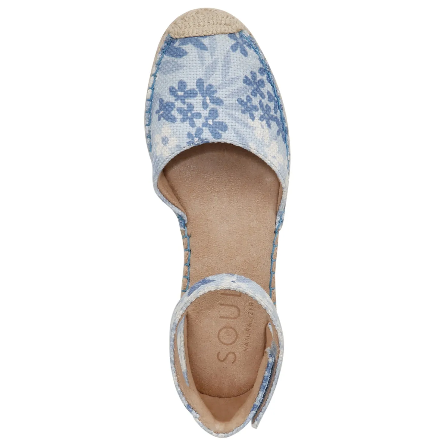 Wedges*SOUL Naturalizer Women's , Wren Espadrille Bluebell Fabric