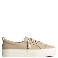 Fashion & Street*Sperry Women's , Crest Vibe Platform Sneaker Light Brown