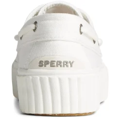 Fashion & Street*Sperry Women's , Pier Wave Boat Platform Sneaker White