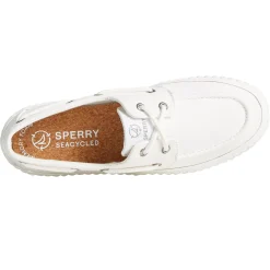 Fashion & Street*Sperry Women's , Pier Wave Boat Platform Sneaker White