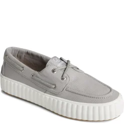 Fashion & Street*Sperry Women's , Pier Wave Boat Platform Sneaker Grey