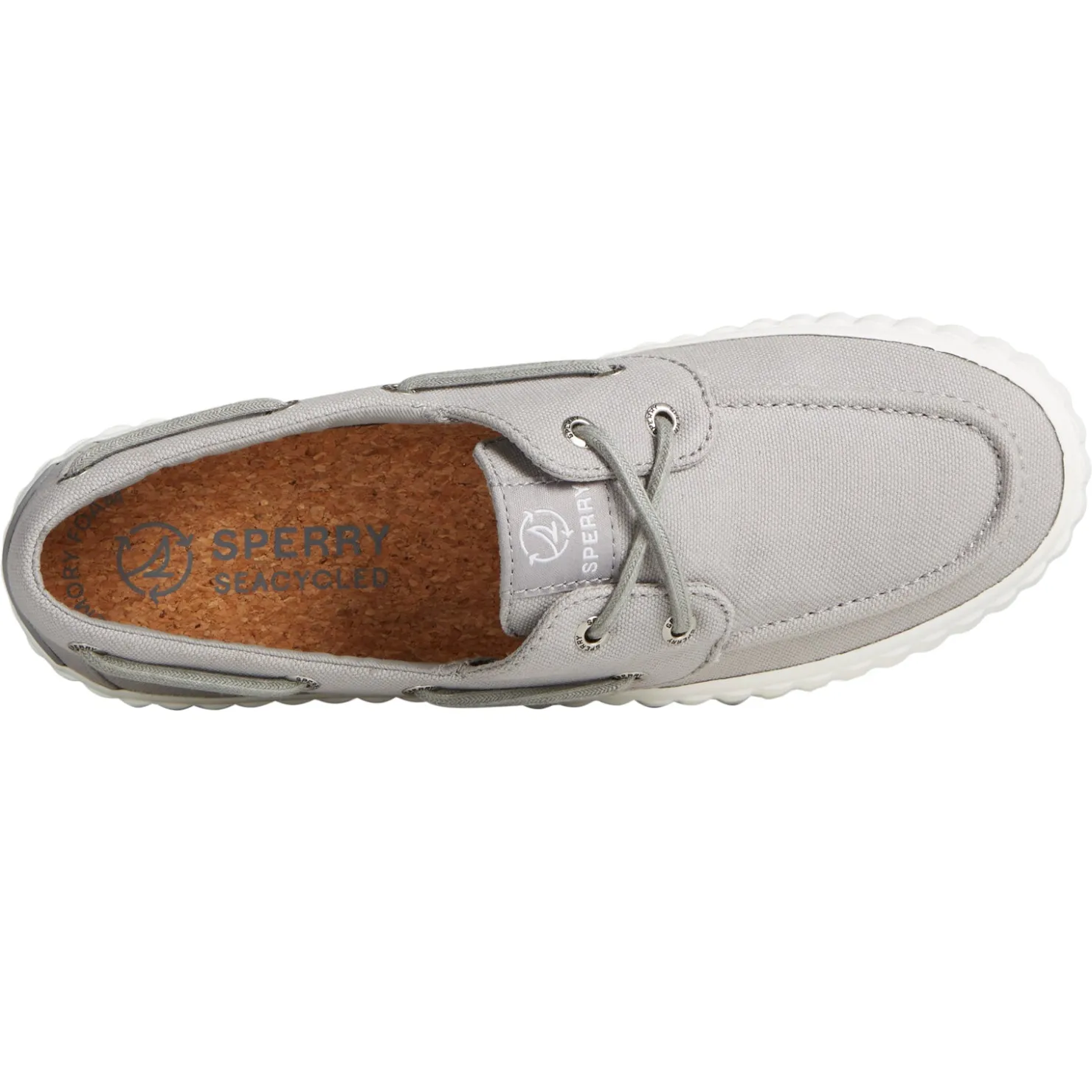 Fashion & Street*Sperry Women's , Pier Wave Boat Platform Sneaker Grey