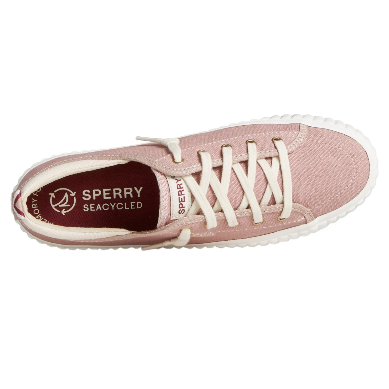 Women's , Pier Wave SeaCycled Boat Platform Sneaker|Sperry Online