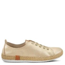 Fashion & Street*Spring Step Women's , Eloya Sneaker Gold Metallic