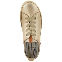 Fashion & Street*Spring Step Women's , Eloya Sneaker Gold Metallic