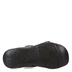 Footbed Sandals*Strive Women's , Caprera Sandal Black