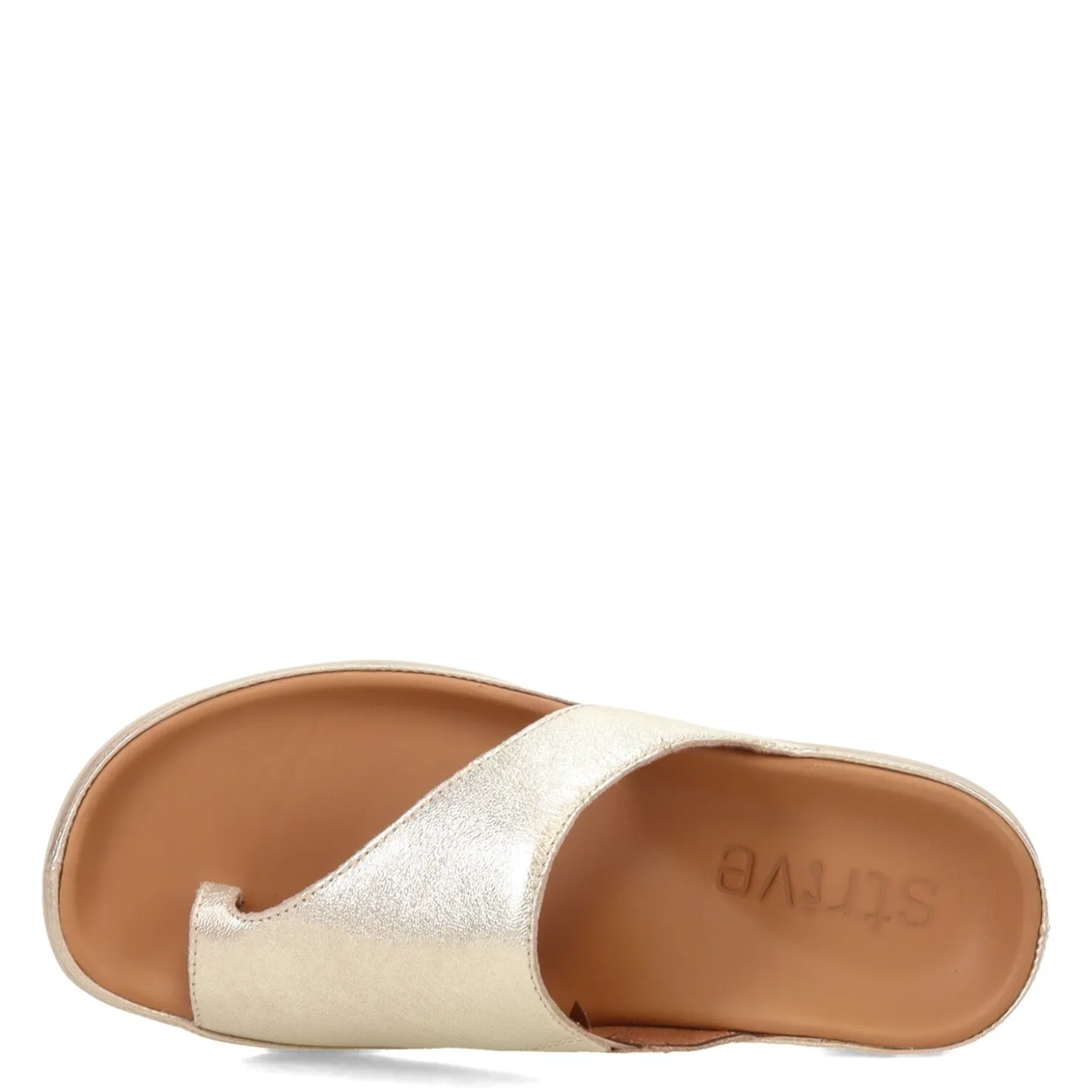 Footbed Sandals*Strive Women's , Capri Sandal Gold