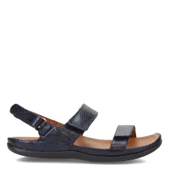 Footbed Sandals*Strive Women's , Kona Sandal Navy Metallic
