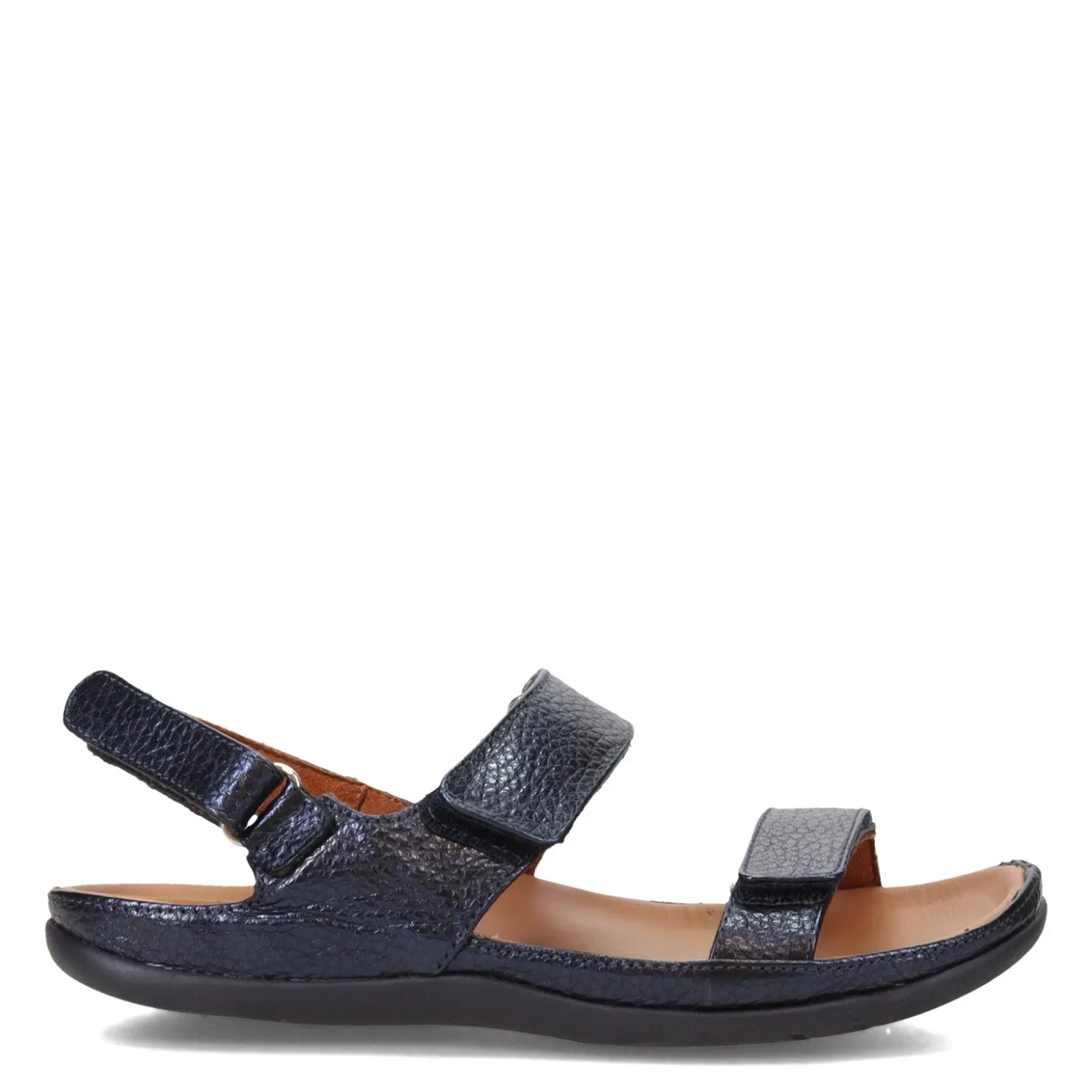 Footbed Sandals*Strive Women's , Kona Sandal Navy Metallic