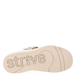Footbed Sandals*Strive Women's , Santorini Sandal White