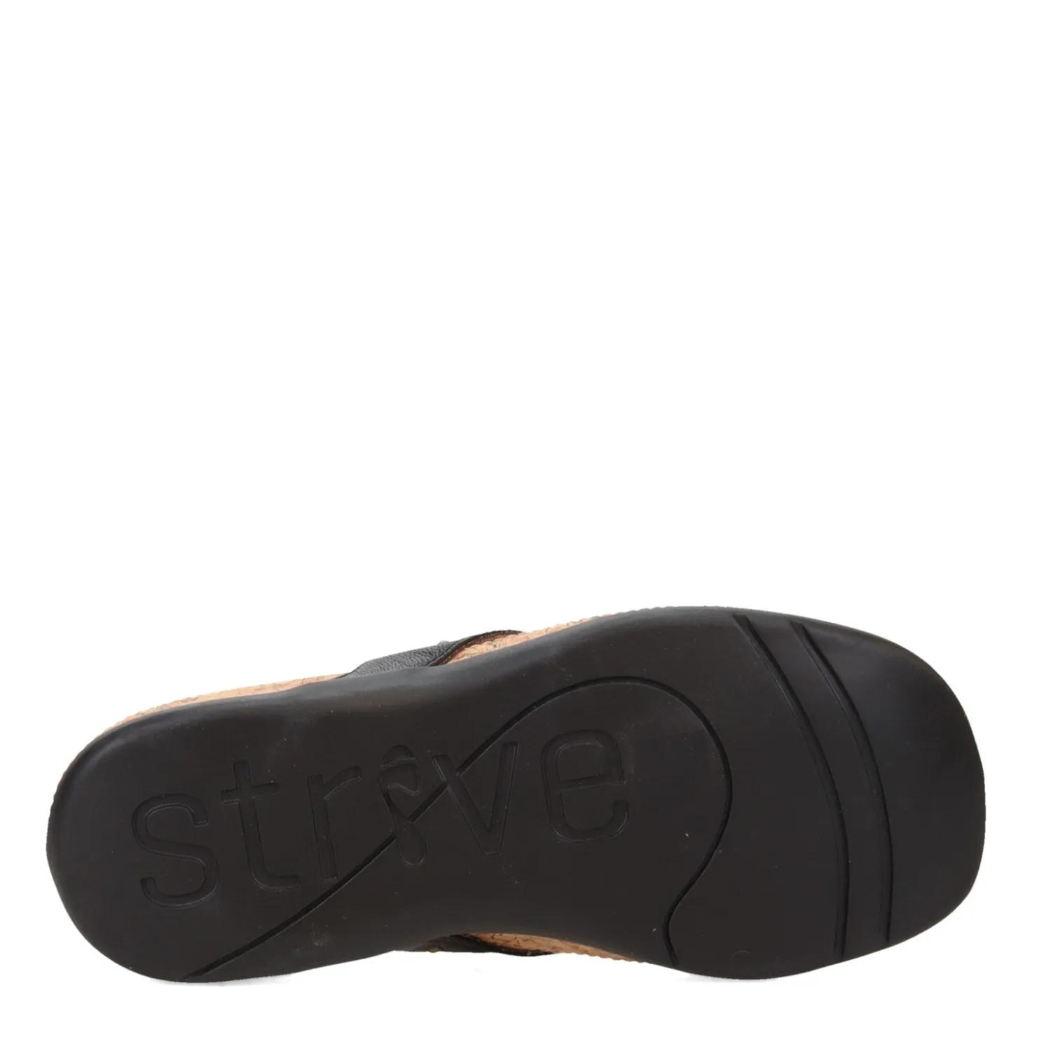 Footbed Sandals*Strive Women's , Saria Sandal Black