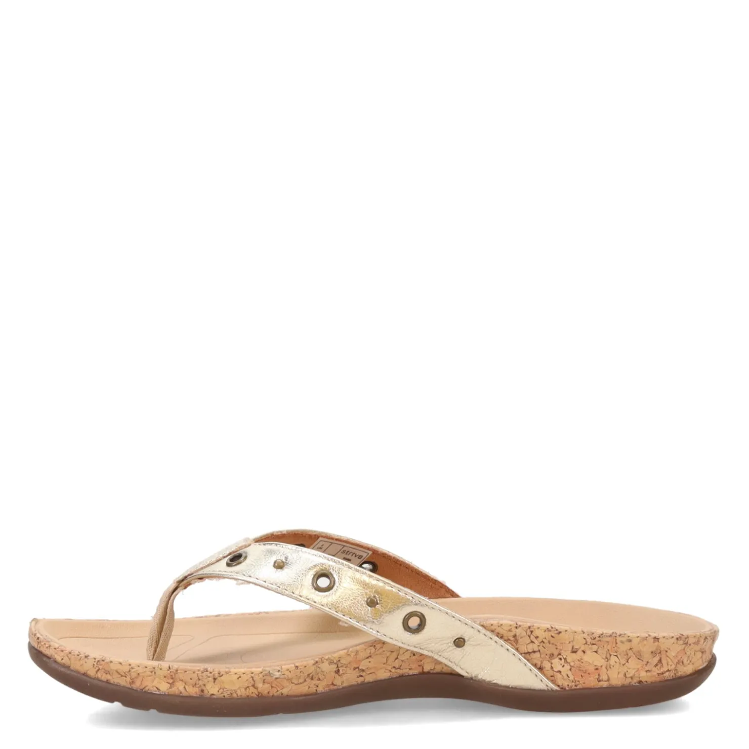 Flip Flops*Strive Women's , Saria Sandal Gold