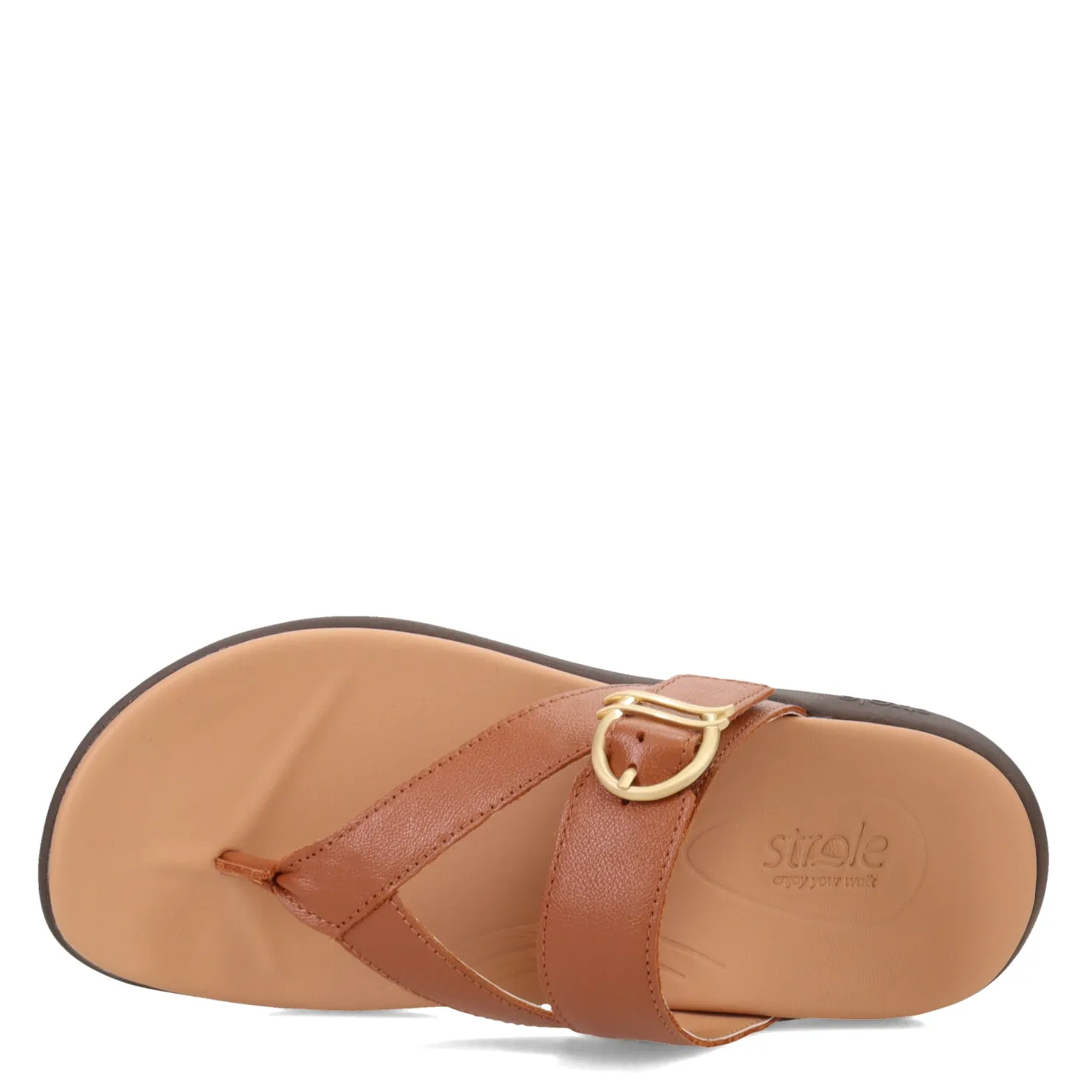 Footbed Sandals*Strole Women's , Promenade Sandal Hickory