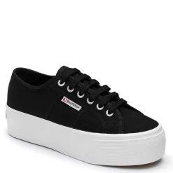 Fashion & Street*Superga Women's , 2790 Platform Sneaker Black White