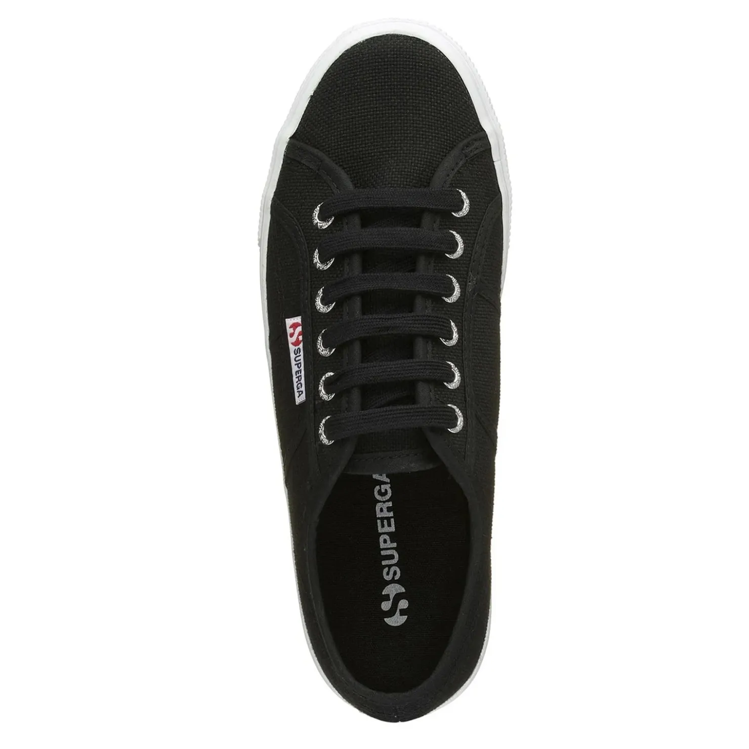 Fashion & Street*Superga Women's , 2790 Platform Sneaker Black White