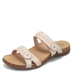 Footbed Sandals*Taos Women's , Bandalero Sandal Stone Nubuck