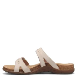 Footbed Sandals*Taos Women's , Bandalero Sandal Stone Nubuck