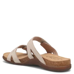 Footbed Sandals*Taos Women's , Bandalero Sandal Stone Nubuck