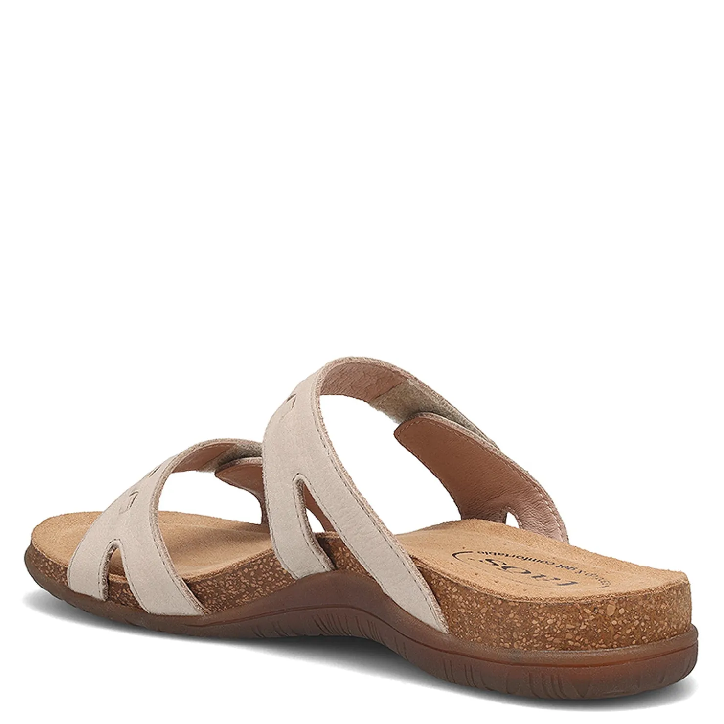 Footbed Sandals*Taos Women's , Bandalero Sandal Stone Nubuck