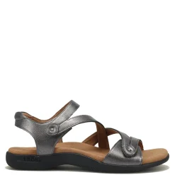 Footbed Sandals*Taos Women's , Big Time Sandal Pewter