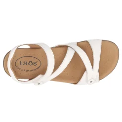 Footbed Sandals*Taos Women's , Big Time Sandal White
