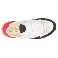 Fashion & Street*Taos Women's , Direction Sneaker White/Red Multi