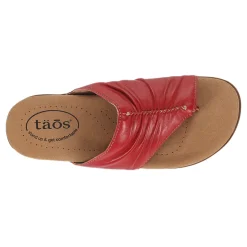 Footbed Sandals*Taos Women's , Gift 2 Sandal Red