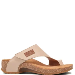 Wedges*Taos Women's , Loop Sandal Natural