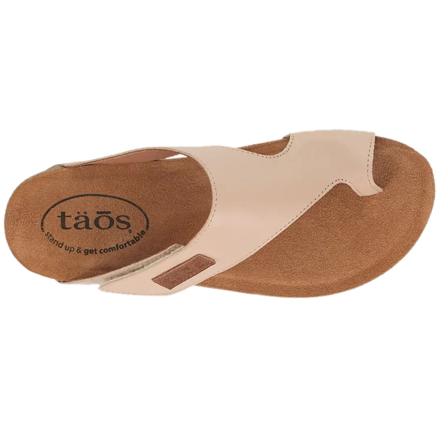 Wedges*Taos Women's , Loop Sandal Natural