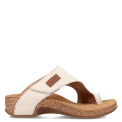 Footbed Sandals*Taos Women's , Loop Sandal Off White