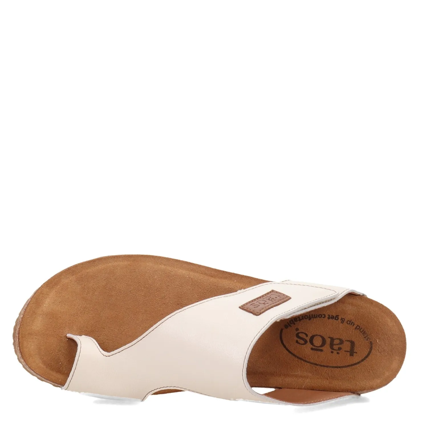 Footbed Sandals*Taos Women's , Loop Sandal Off White