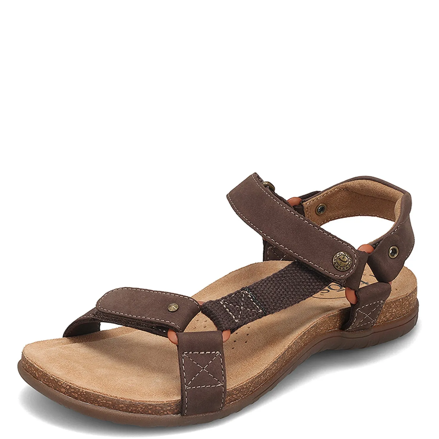Footbed Sandals*Taos Women's , Mixer Sandal Esperesso Nubuck