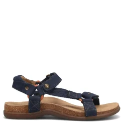 Footbed Sandals*Taos Women's , Mixer Sandal Navy Nubuck