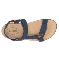 Footbed Sandals*Taos Women's , Mixer Sandal Navy Nubuck