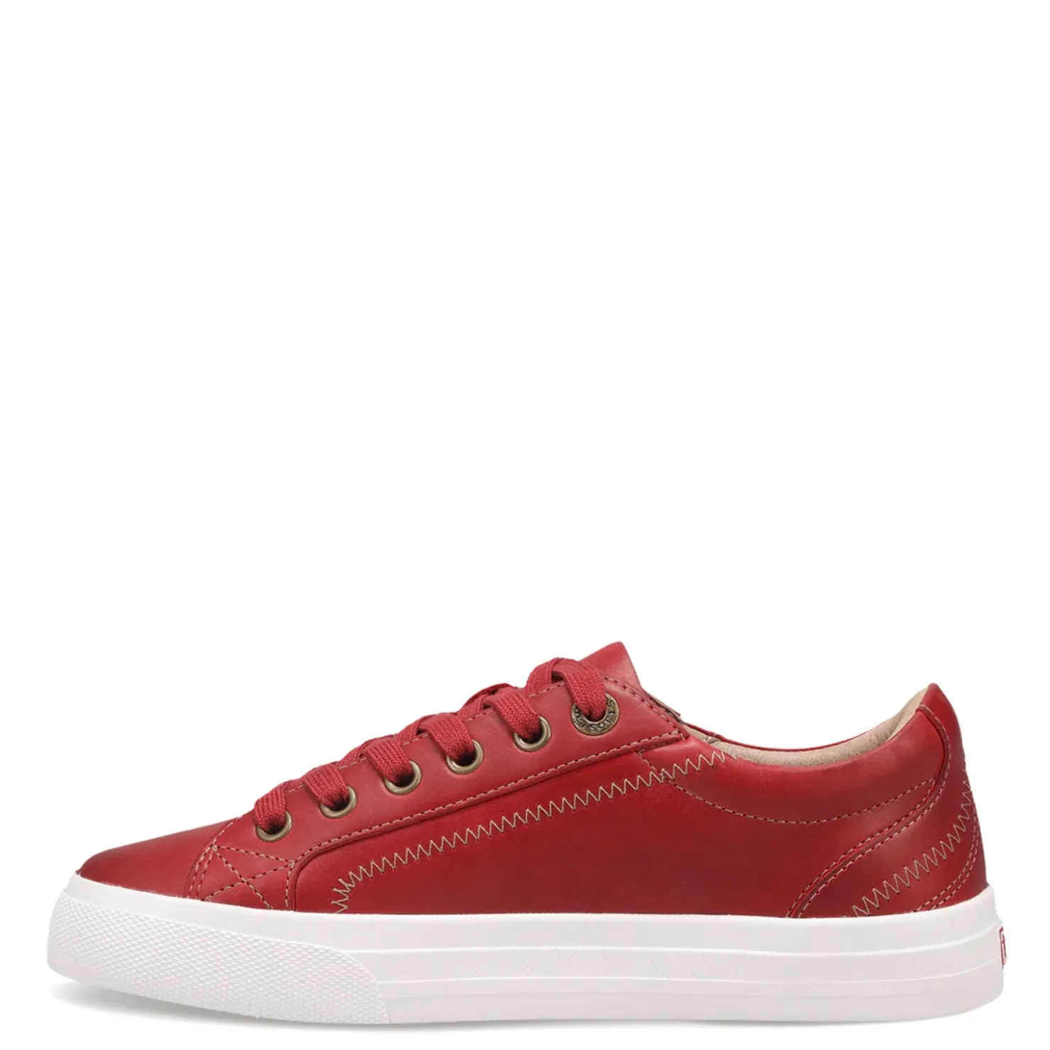 Fashion & Street*Taos Women's , Plim Soul Lux Sneaker Red Leather