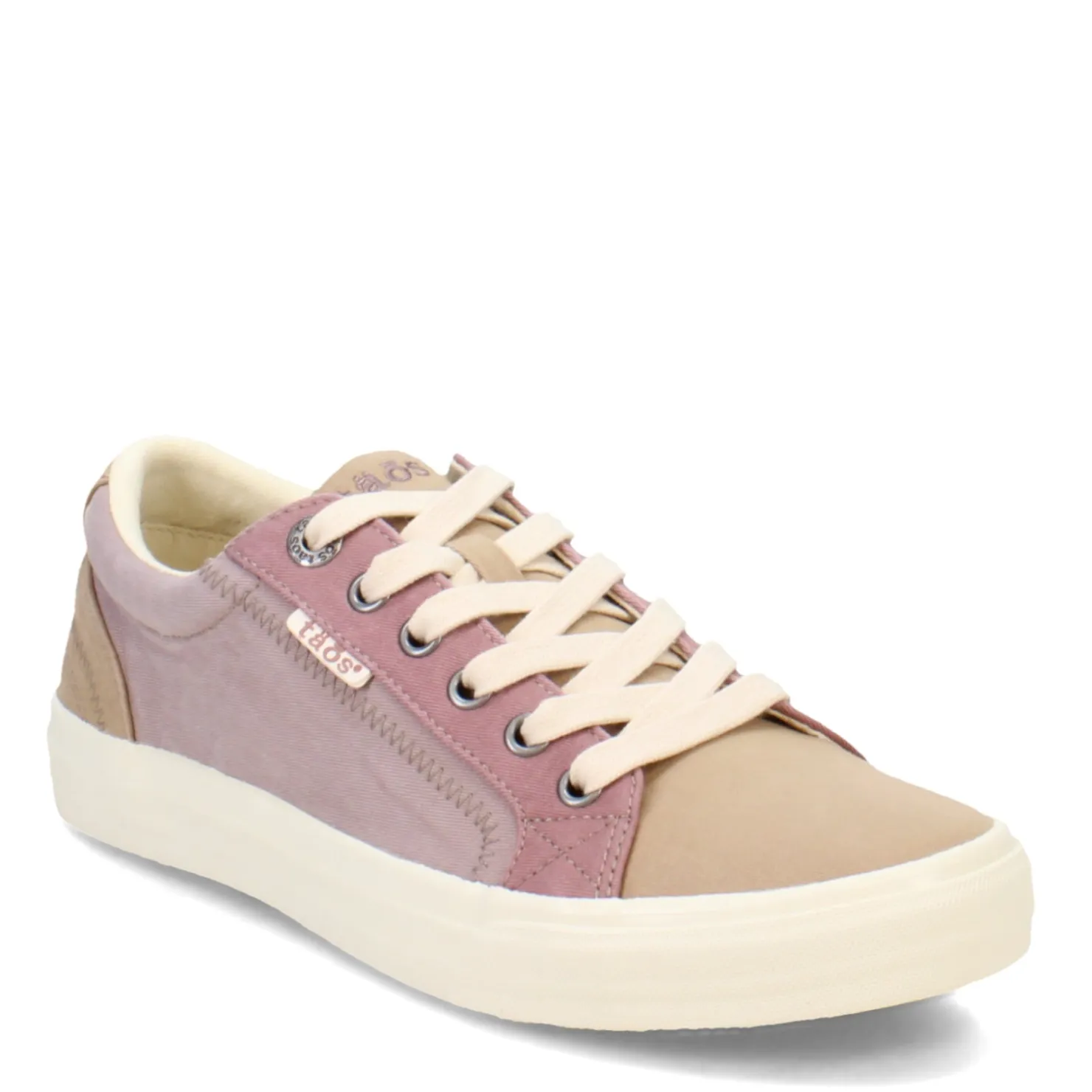 Fashion & Street*Taos Women's , Plim Soul Sneaker Tan/Dusty Rose Mulit
