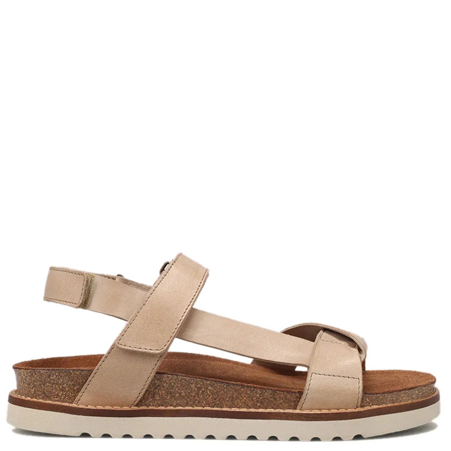 Footbed Sandals*Taos Women's , Sideways Sandal Stone