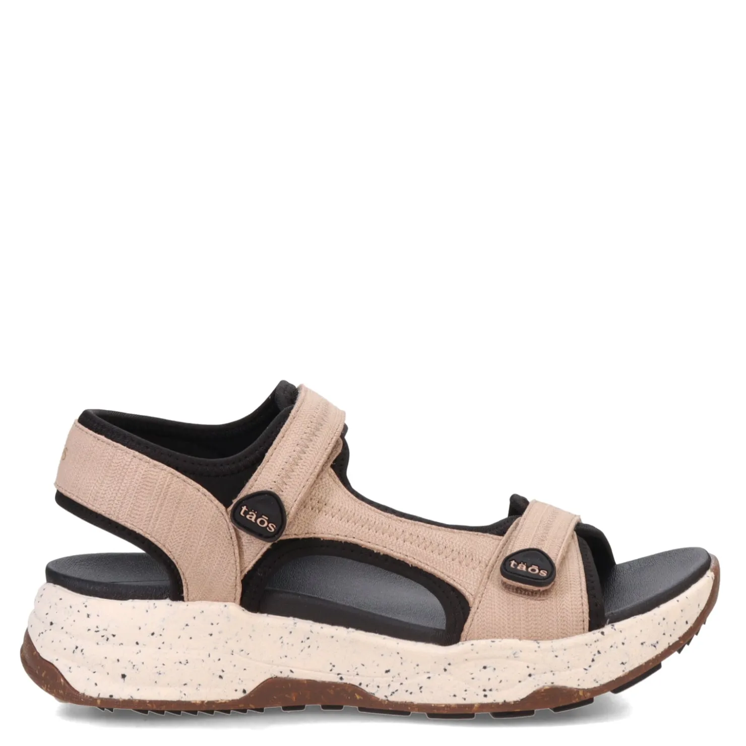 Outdoor & Hiking*Taos Women's , Super Side Sandal Natural Emboss