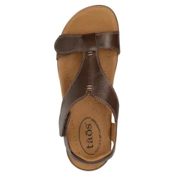 Footbed Sandals*Taos Women's , The Show Sandal Mocha