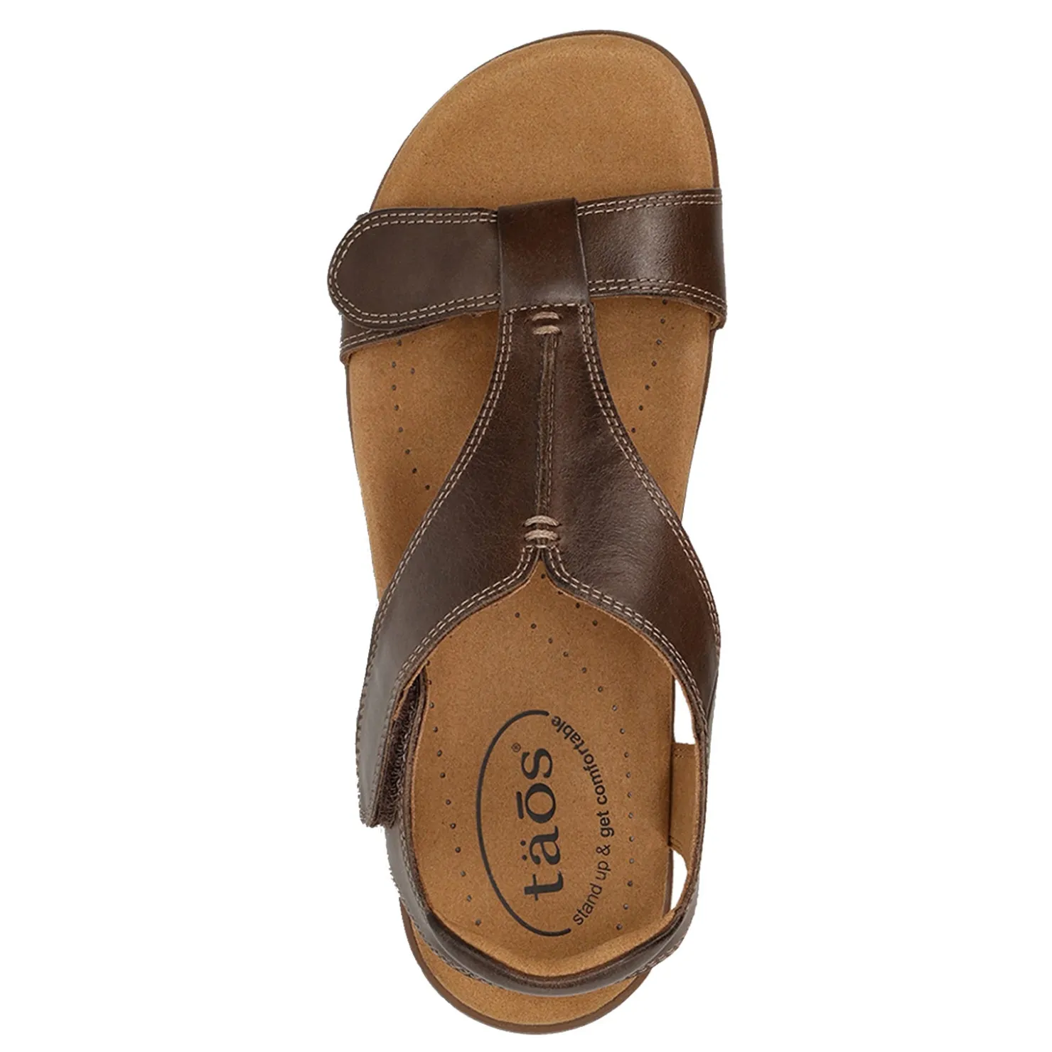 Footbed Sandals*Taos Women's , The Show Sandal Mocha