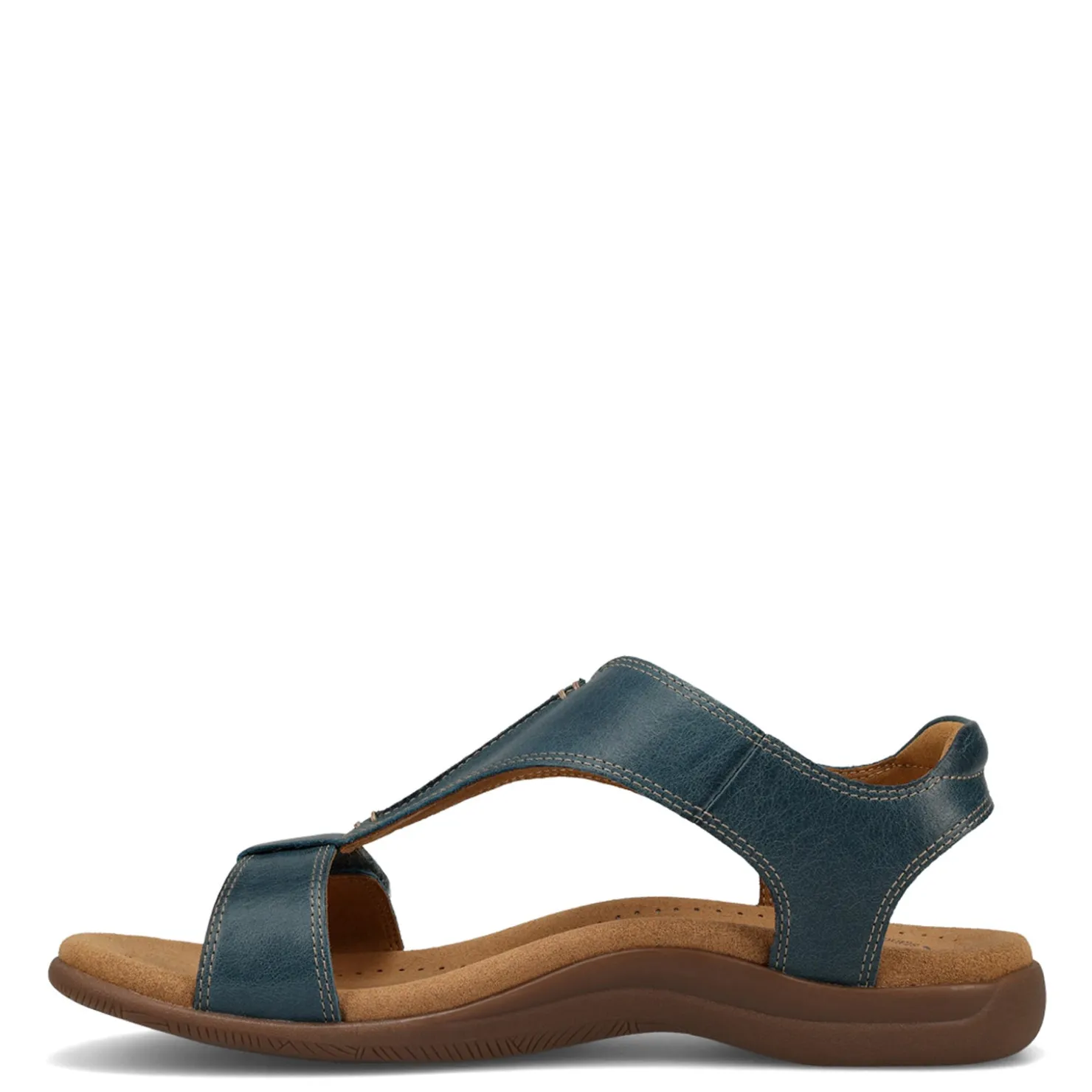 Footbed Sandals*Taos Women's , The Show Sandal Petrol Blue