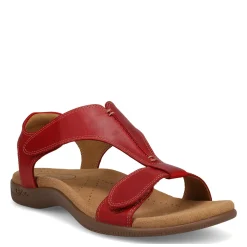 Footbed Sandals*Taos Women's , The Show Sandal Red