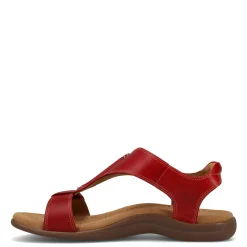 Footbed Sandals*Taos Women's , The Show Sandal Red
