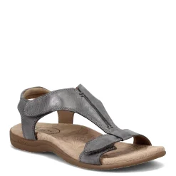 Footbed Sandals*Taos Women's , The Show Sandal Steel