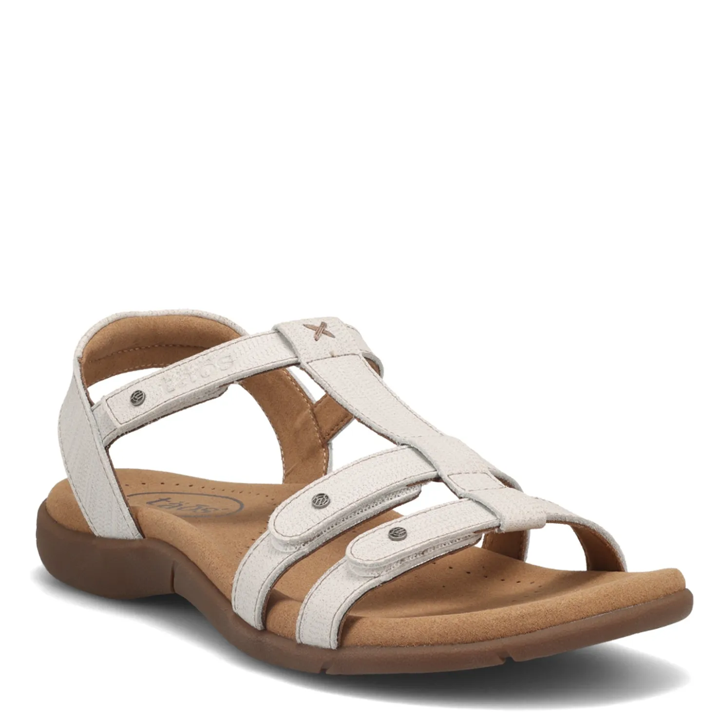 Footbed Sandals*Taos Women's , Trophy 2 Sandal Ice Emboss