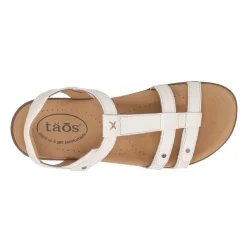 Footbed Sandals*Taos Women's , Trophy 2 Sandal Ice Emboss