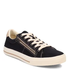 Fashion & Street*Taos Women's , Z-Soul Sneaker Black/Tan Distressed