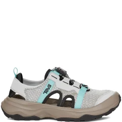 Outdoor & Hiking*Teva Women's , Outflow Closed Toe Sandal Grey Aqua Mix